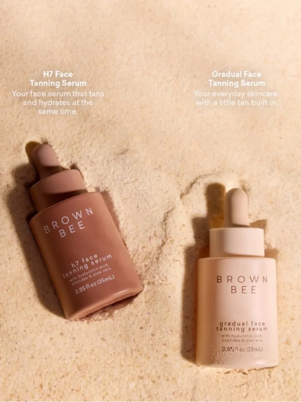 Brown Bee Gradual Face Tanning Serum — Nude/Tan